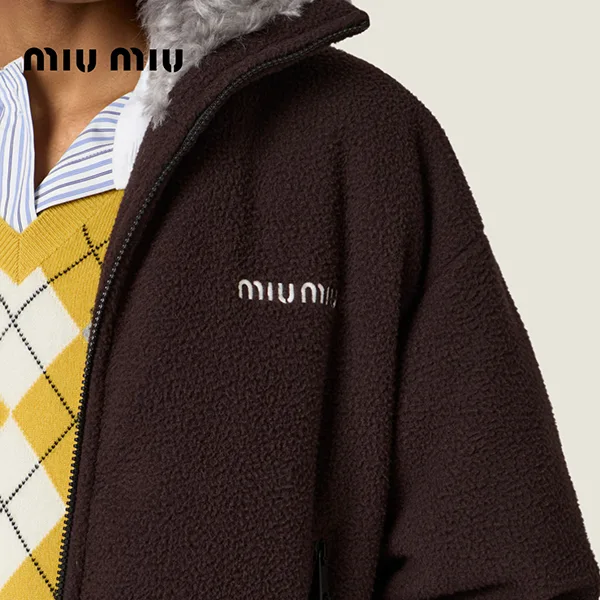 【即発】ミュウミュウ フリース ダウンジャケット|ML1147|