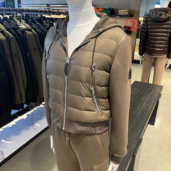 口コミ異素材組み合わせ【マッカージュ】Ramona ラモーナ ジャケット 偽物 c25103104