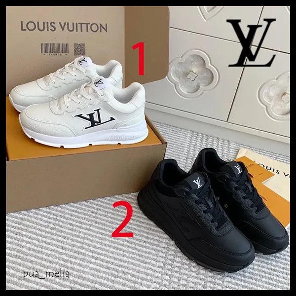 完売必至ルイヴィトン クラシック スニーカー ビッグロゴ シンプル 1AHSTF