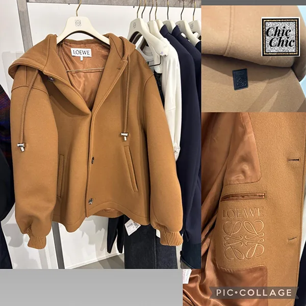 【 ロエベ 】フーデッド ウール ジャケットH526Y01WCA