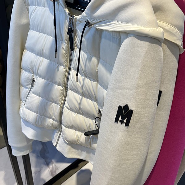 口コミ異素材組み合わせ【マッカージュ】Ramona ラモーナ ジャケット 偽物 c25103104