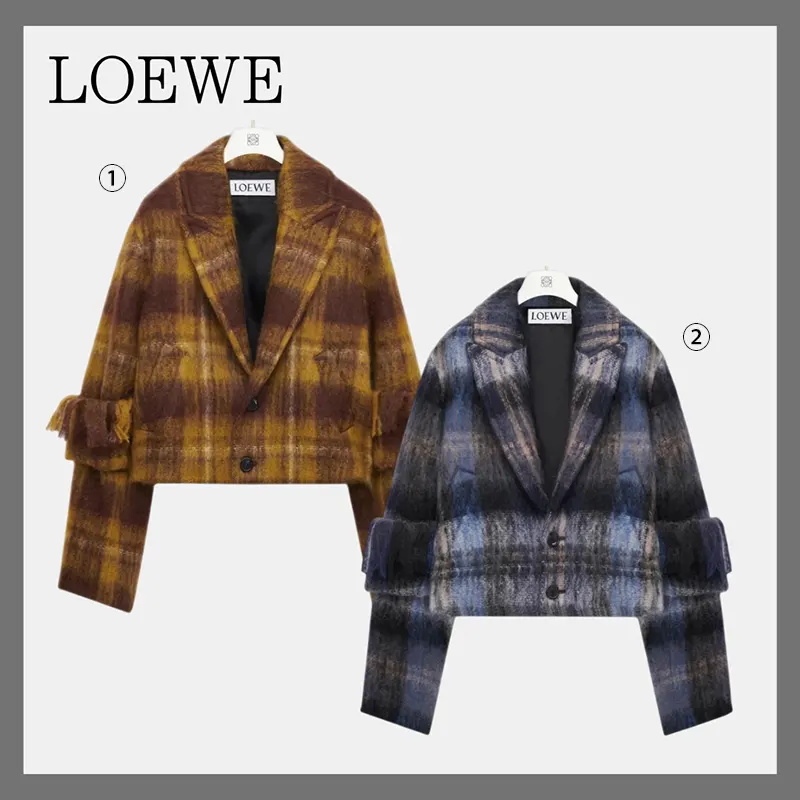 【限定大特価！】ロエベ ジャケット モヘア&ウールブレンド 2色 la87569