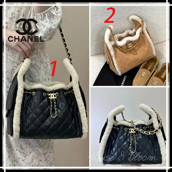 シャネル25 スモールバッグ もこもこボア AS5293 B22309 U4139