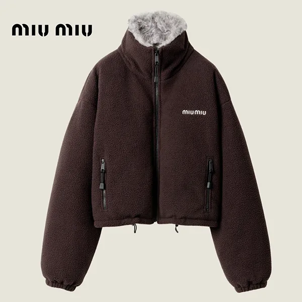 【即発】ミュウミュウ フリース ダウンジャケット|ML1147|