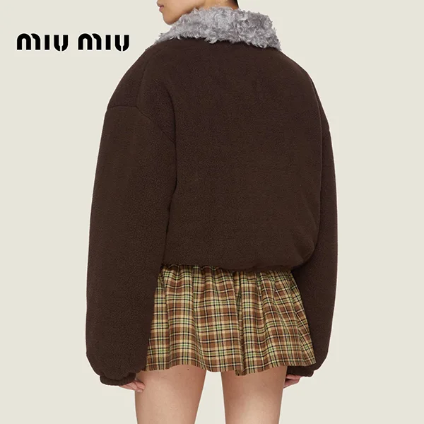 【即発】ミュウミュウ フリース ダウンジャケット|ML1147|