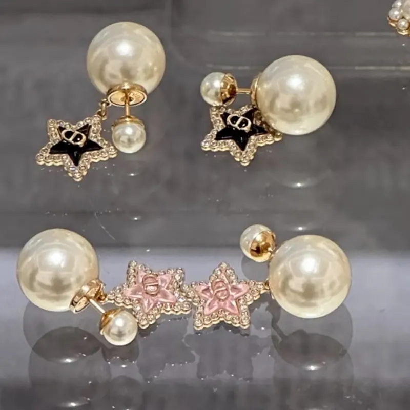 ディオール トライバル ピアス パール 星 CD 2色 da5551554