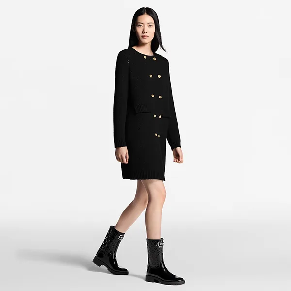 【ルイヴィトン】Drops Flat　レインブーツ 偽物 1AIUS5