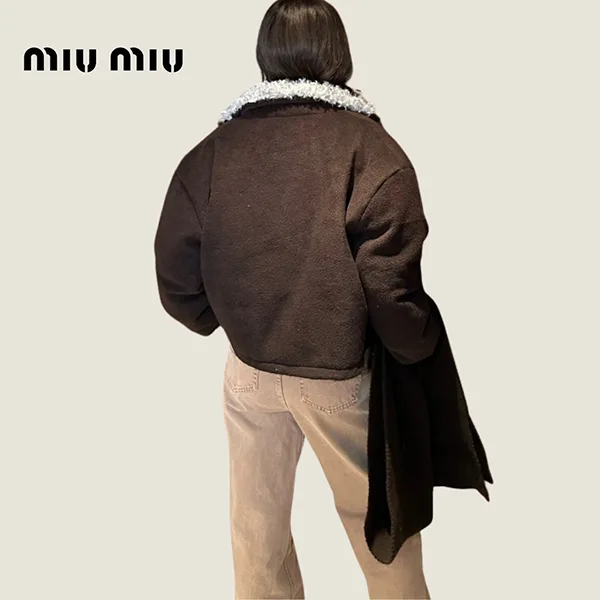 【即発】ミュウミュウ フリース ダウンジャケット|ML1147|