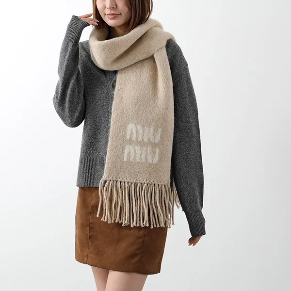 激安価格！ミュウミュウ マフラー スーパーコピー 5FS062 2CQD モヘアブレンド c25103116