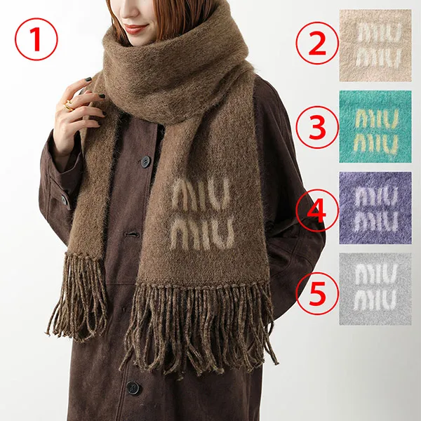 激安価格！ミュウミュウ マフラー スーパーコピー 5FS062 2CQD モヘアブレンド c25103116