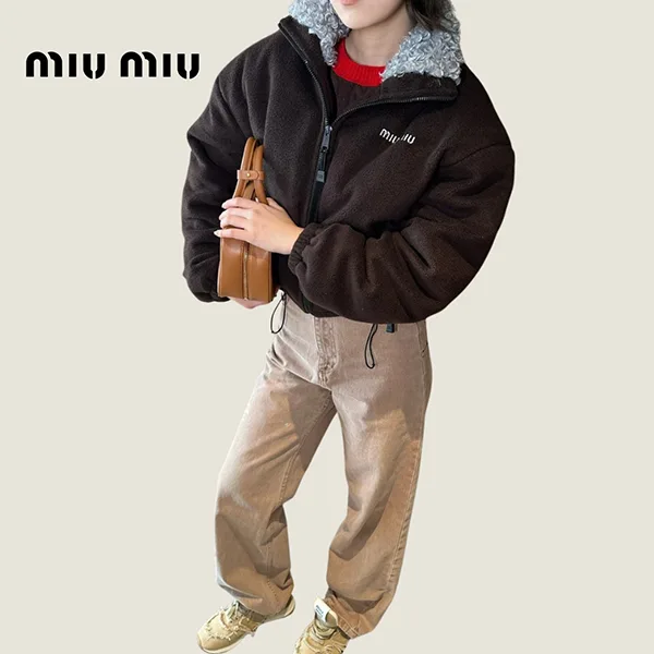 【即発】ミュウミュウ フリース ダウンジャケット|ML1147|