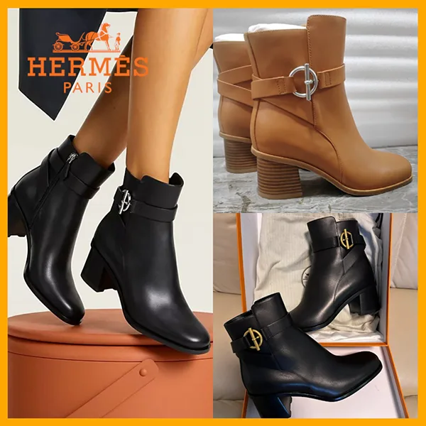 可愛い【足元からお洒落に♪】エルメス アンクルブーツ コピー ジル60 H242006Z