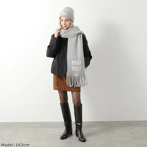 激安価格！ミュウミュウ マフラー スーパーコピー 5FS062 2CQD モヘアブレンド c25103116