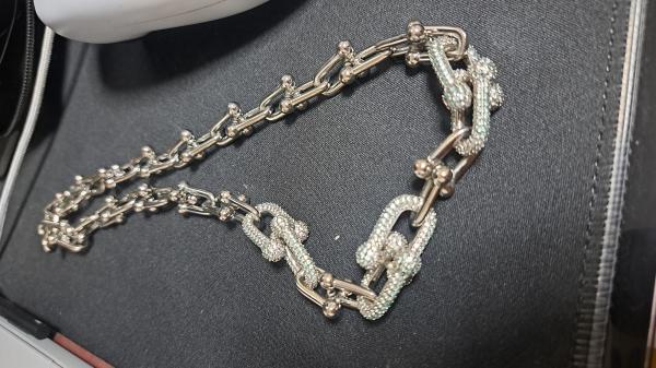 【小栗旬，星野源 愛用】ティファニー グラジュエイテッド リンク ネックレス 70353059