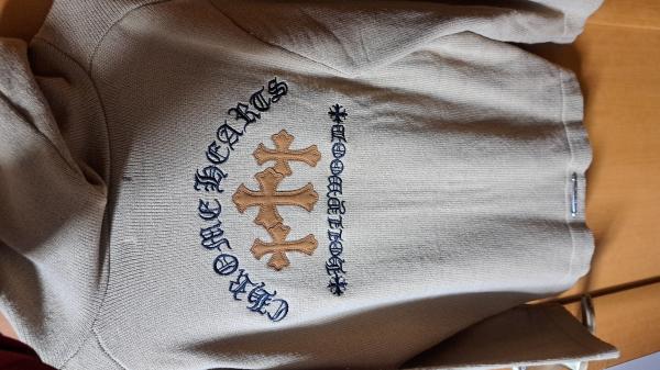 高級ブランドクロムハーツ ハリウッド 偽物カシミヤ ジップアップパーカー11234