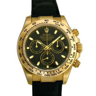ロレックスコピー オイスターパーペチュアル デイトナ 116518メンズ 自動巻き ブラック