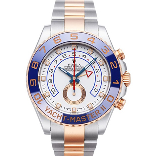 ロレックス コピー スオイスターパーペチュアル ヨットマスターII 116681メンズ 自動巻き ホワイト