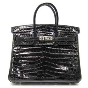 エルメス バーキン25  偽物 ブラック ファッションバッグ エルメス-194