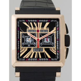 ロジェデュブイ ロジェデュブイ キングスクエア KS40-78-51-00/S9R00/B スモールセコンド　RG/ブラック皮ベルト　世界限定88本 ブラック