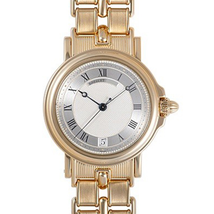 ブレゲコピー マリーン新品 メンズ 自動巻きイエローゴールド ホワイト5684120